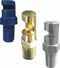 Brass Plastic and stainless steel wide-angle flat jet nozzle for spraying air cleaner plate