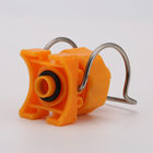 Plastic PP Orange 1" Pipe Cooling Single Clamp Full Cone Spray Nozzle